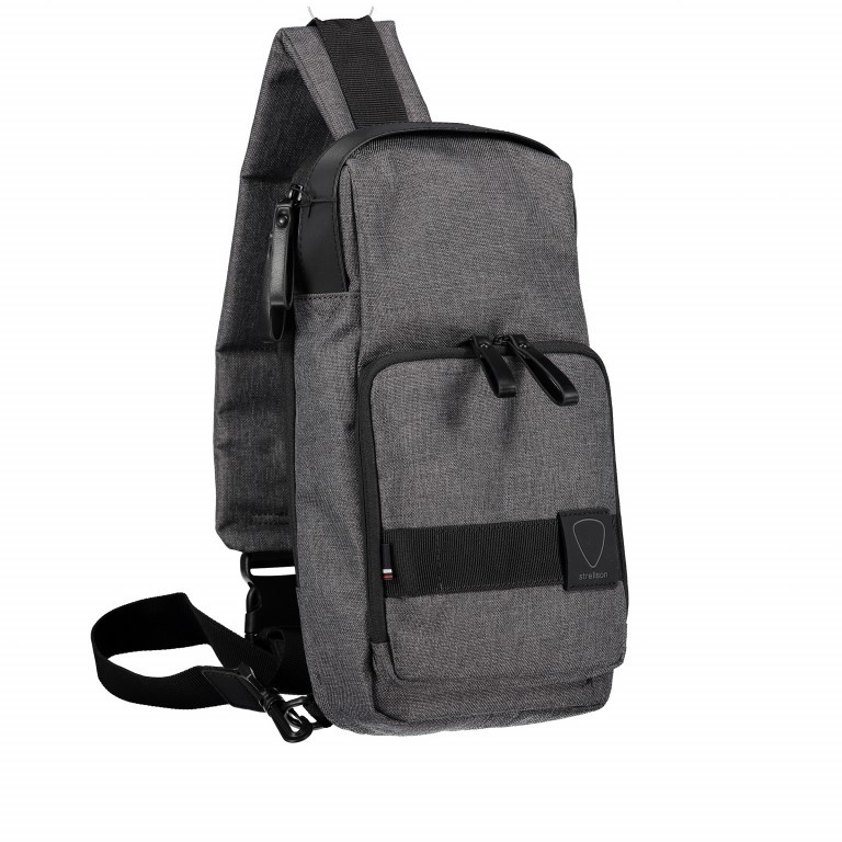 Umhängetasche Northwood Slingbag SVZ Dark Grey, Farbe: anthrazit, Marke: Strellson, EAN: 4053533646234, Abmessungen in cm: 17x34x8, Bild 2 von 3