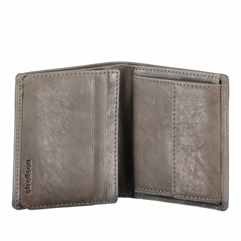 Geldbörse Norton Billfold Q5 Grey, Farbe: grau, Marke: Strellson, EAN: 4053533646340, Abmessungen in cm: 9x10x2, Bild 2 von 4