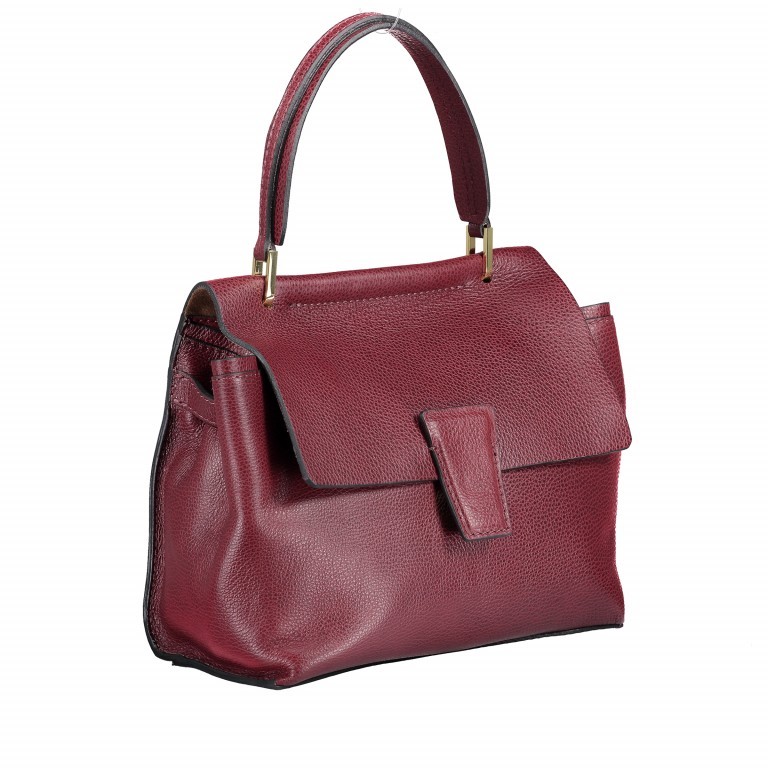 Handtasche Elettra 3 Medium 6349-18AIRMN-RE Merlot, Farbe: rot/weinrot, Marke: Gianni Chiarini, Abmessungen in cm: 29x25x14, Bild 2 von 7