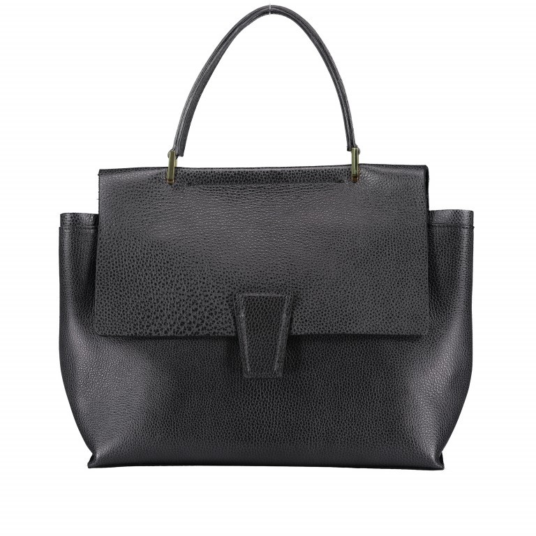 Handtasche Elettra 3 Large Nero, Farbe: schwarz, Marke: Gianni Chiarini, Abmessungen in cm: 29x25x14, Bild 1 von 7