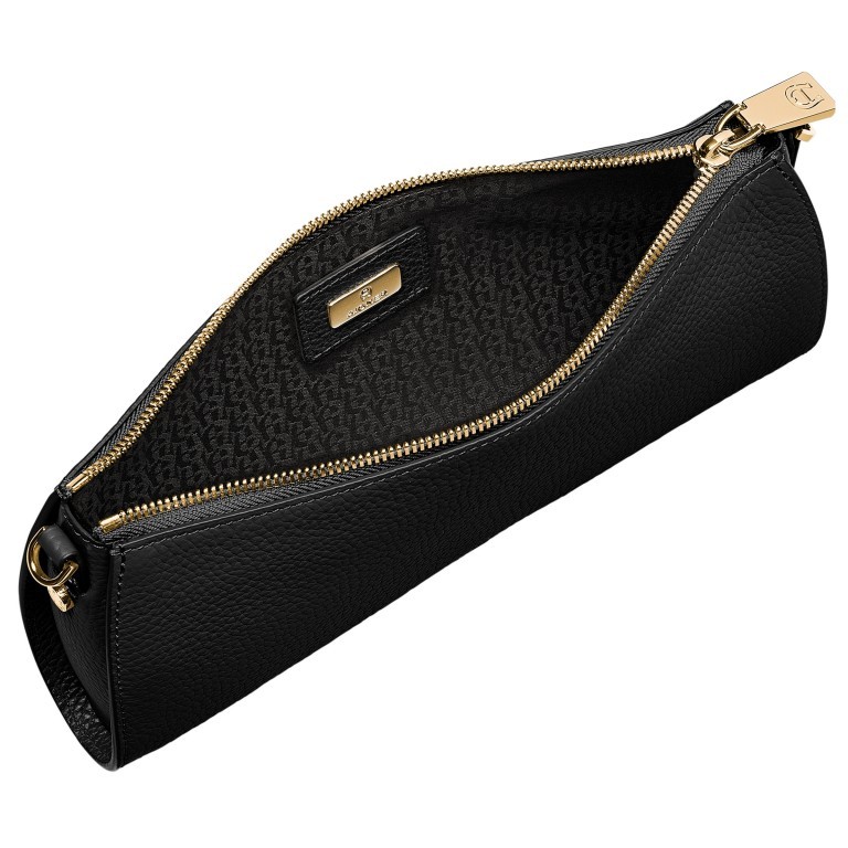Clutch Ivy Black Gold, Farbe: schwarz, Marke: AIGNER, EAN: 4055539434426, Abmessungen in cm: 25x12x5, Bild 5 von 5
