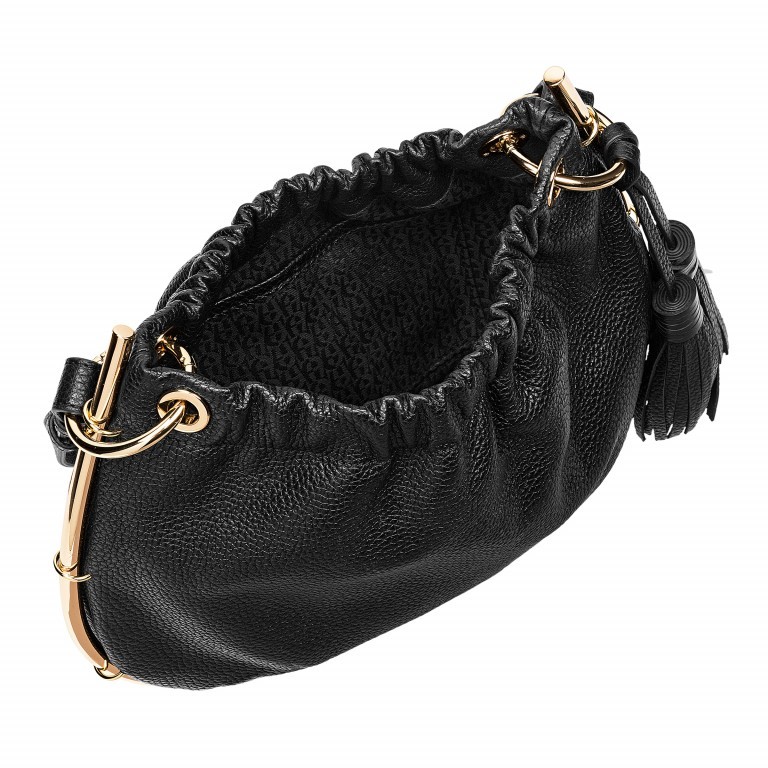 Umhängetasche Lola Hobo Black, Farbe: schwarz, Marke: AIGNER, EAN: 4055539199691, Abmessungen in cm: 31x24x8, Bild 4 von 5