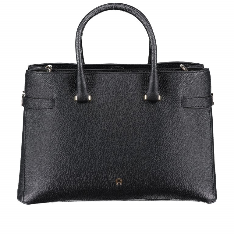 Shopper Roma M 133-495 Black, Farbe: schwarz, Marke: AIGNER, EAN: 4055539164552, Abmessungen in cm: 34.5x24x16.5, Bild 1 von 6