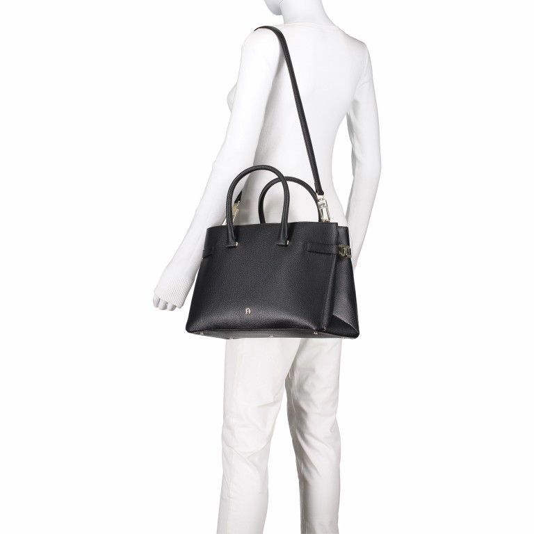 Shopper Roma M 133-495 Black, Farbe: schwarz, Marke: AIGNER, EAN: 4055539164552, Abmessungen in cm: 34.5x24x16.5, Bild 3 von 6