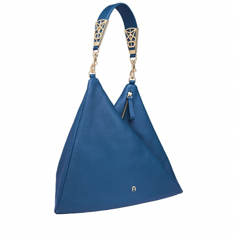 Beuteltasche Carlie M 136-401 Persian Blue, Farbe: blau/petrol, Marke: AIGNER, EAN: 4055539199721, Bild 2 von 6