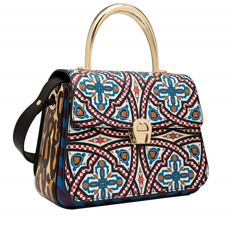 Handtasche Genoveva Medina S Mini Multicolour, Farbe: bunt, Marke: AIGNER, EAN: 4055539199479, Abmessungen in cm: 22x17x11, Bild 2 von 4