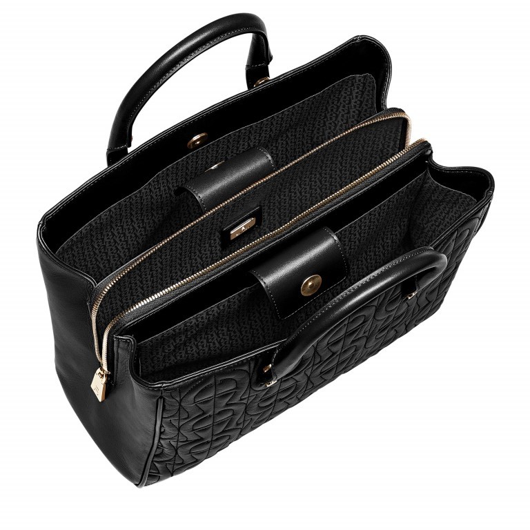 Handtasche Ivy 133683 Black, Farbe: schwarz, Marke: AIGNER, EAN: 4055539198939, Abmessungen in cm: 32x25x14, Bild 4 von 5