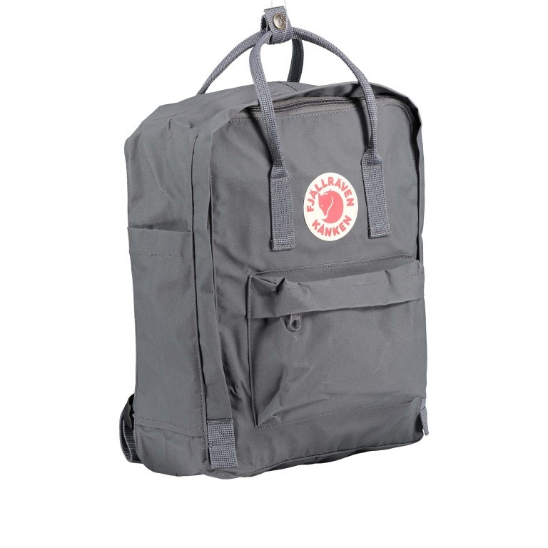 Rucksack Kånken Fog Striped, Farbe: grau, Marke: Fjällräven, EAN: 7323450405595, Abmessungen in cm: 27x38x13, Bild 2 von 16