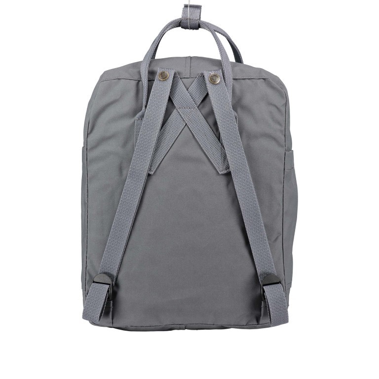 Rucksack Kånken Fog Striped, Farbe: grau, Marke: Fjällräven, EAN: 7323450405595, Abmessungen in cm: 27x38x13, Bild 4 von 16