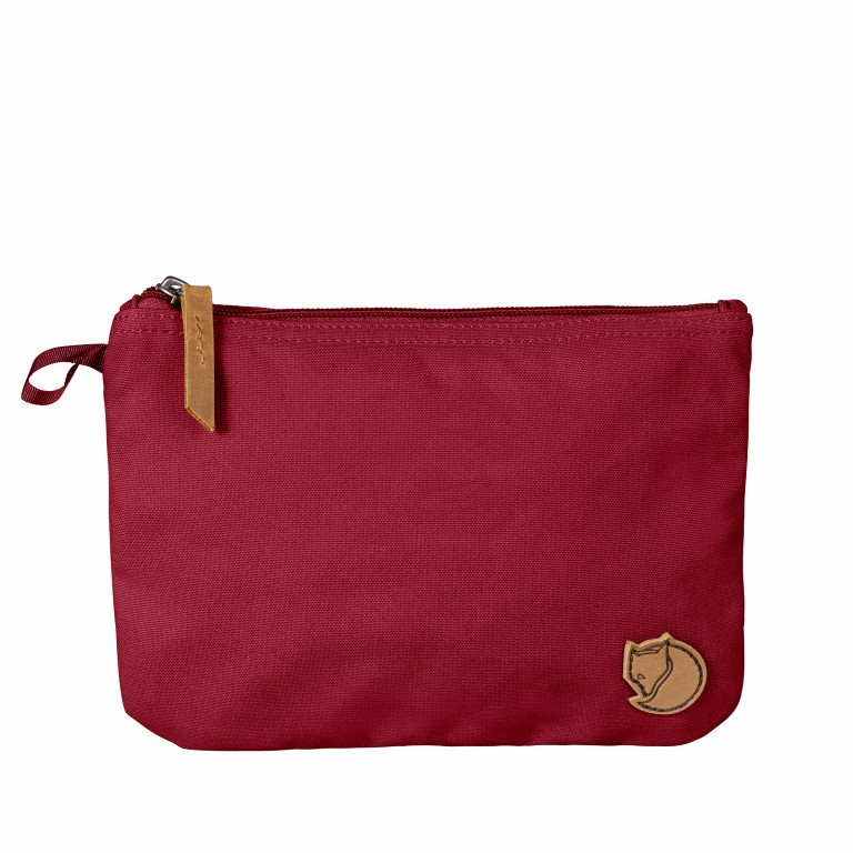 Kosmetiktasche Gear Pocket Redwood, Farbe: rot/weinrot, Marke: Fjällräven, EAN: 7323450219680, Abmessungen in cm: 21.5x15.5x2, Bild 1 von 2