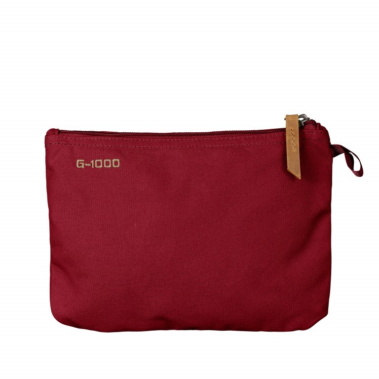 Kosmetiktasche Gear Pocket Redwood, Farbe: rot/weinrot, Marke: Fjällräven, EAN: 7323450219680, Abmessungen in cm: 21.5x15.5x2, Bild 2 von 2