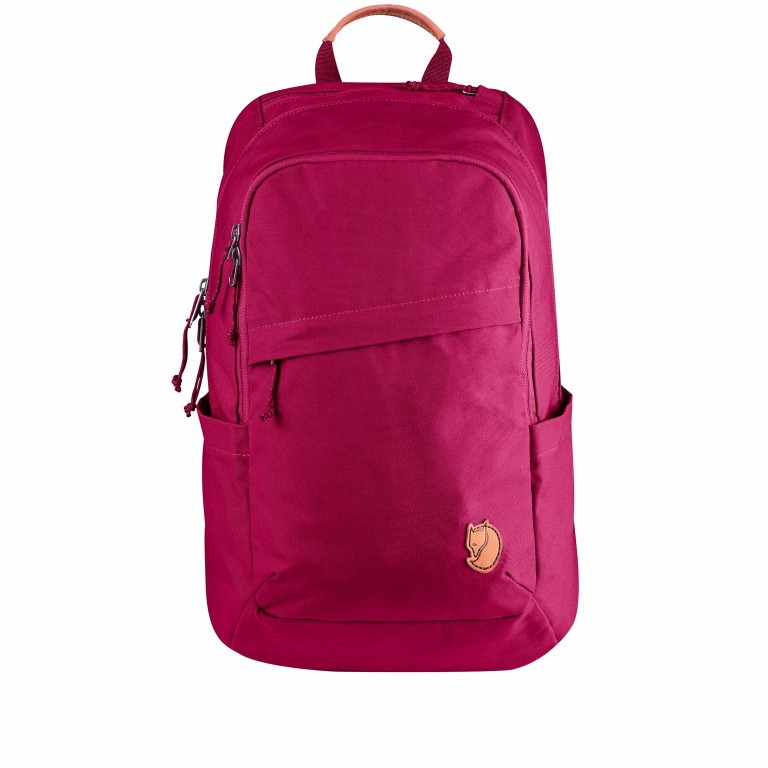 Rucksack Räven Volumen 20 Liter Plum, Farbe: rot/weinrot, Marke: Fjällräven, EAN: 7323450206642, Bild 1 von 6