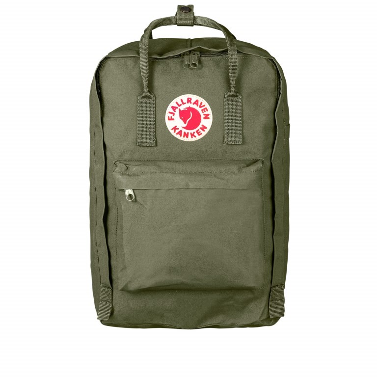Rucksack Kånken Laptop 17 Zoll Green, Farbe: taupe/khaki, Marke: Fjällräven, EAN: 7392158988884, Abmessungen in cm: 30x42x18, Bild 1 von 15