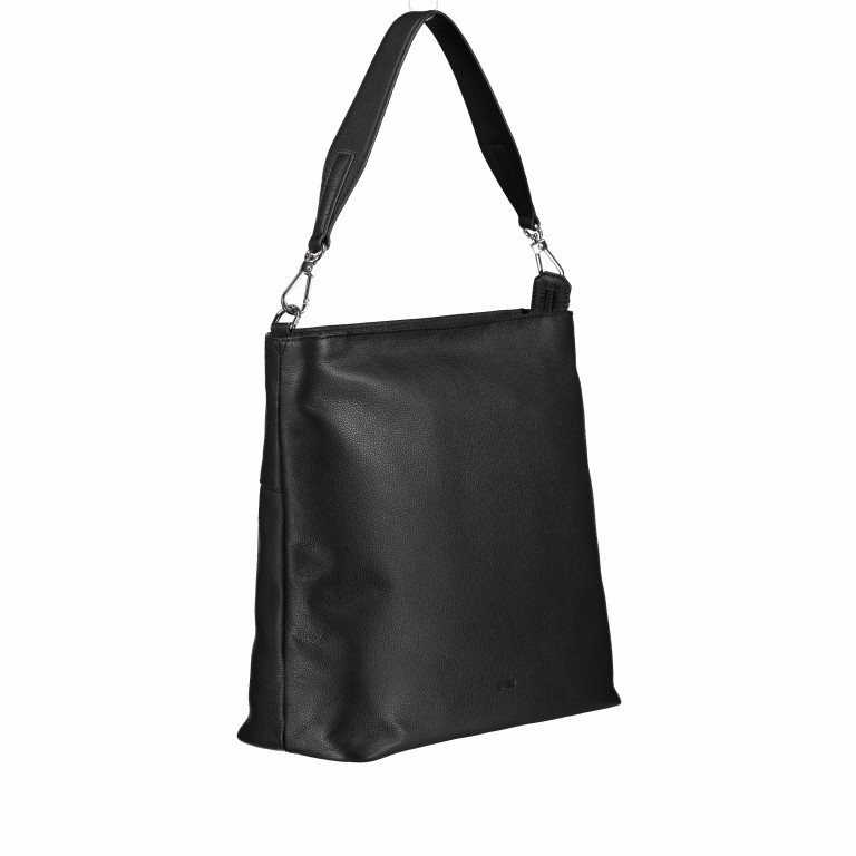 Beuteltasche Cary 13 375-013 Black, Farbe: schwarz, Marke: Bree, EAN: 4038671010079, Abmessungen in cm: 33x34x14, Bild 2 von 6