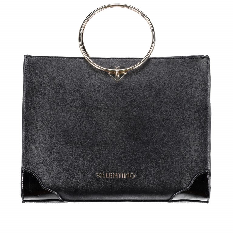 Handtasche Aladdin Nero, Farbe: schwarz, Marke: Valentino Bags, EAN: 8052790576656, Abmessungen in cm: 33x26x14, Bild 1 von 6
