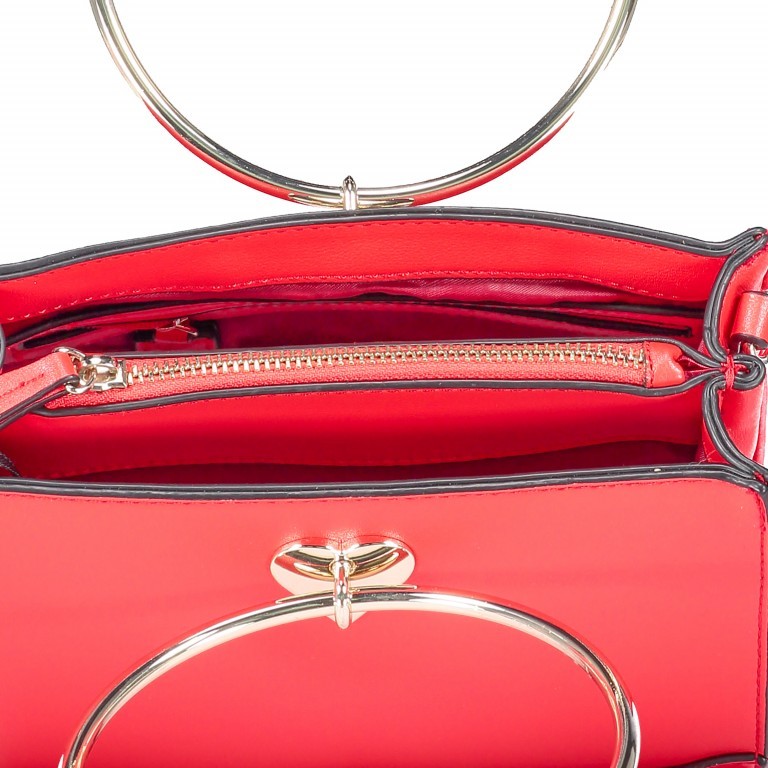 Handtasche Aladdin Rosso, Farbe: rot/weinrot, Marke: Valentino Bags, EAN: 8052790576694, Abmessungen in cm: 20.5x16x9, Bild 4 von 6