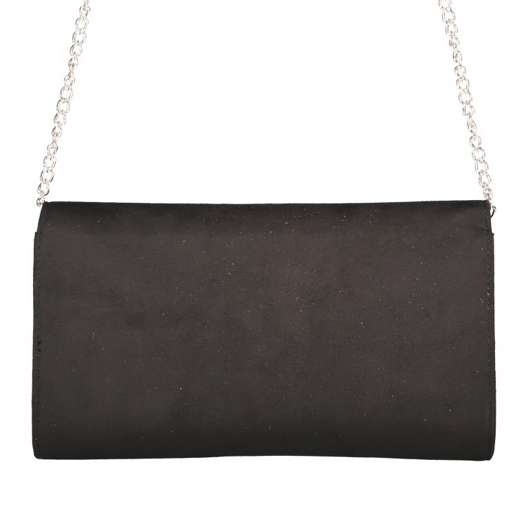 Umhängetasche Flash Suede Nero, Farbe: schwarz, Marke: Valentino Bags, EAN: 8052790579619, Abmessungen in cm: 25x14x3, Bild 5 von 5