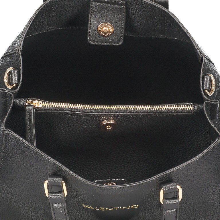 Handtasche Superman Nero, Farbe: schwarz, Marke: Valentino Bags, EAN: 8052790590423, Abmessungen in cm: 29x22x17, Bild 4 von 6