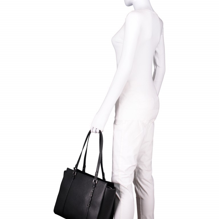 Shopper Sea Nero, Farbe: schwarz, Marke: Valentino Bags, EAN: 8052790584446, Abmessungen in cm: 32x28x15, Bild 6 von 6