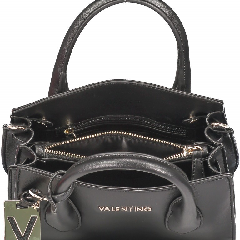 Handtasche Memento Nero, Farbe: schwarz, Marke: Valentino Bags, EAN: 8052790581643, Abmessungen in cm: 22x19x10, Bild 4 von 6