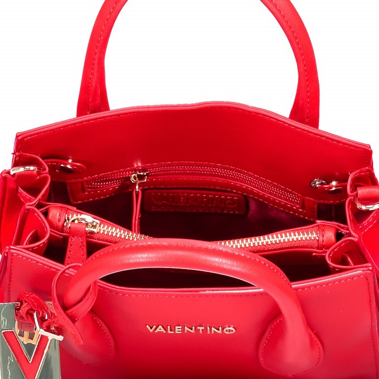Handtasche Memento Rosso, Farbe: rot/weinrot, Marke: Valentino Bags, EAN: 8052790581650, Abmessungen in cm: 22x19x10, Bild 4 von 6