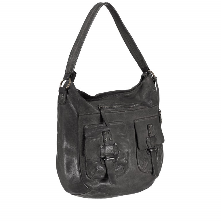 Beuteltasche Cool-Casual Ellida B3.6669 Dark Ash, Farbe: anthrazit, Marke: Harbour 2nd, EAN: 4046478031432, Abmessungen in cm: 34x33x12, Bild 2 von 8