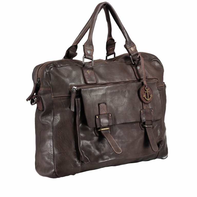 Aktentasche Cool-Casual Antares B3.5168 Chocolate Brown, Farbe: braun, Marke: Harbour 2nd, EAN: 4046478021952, Abmessungen in cm: 42x31x10, Bild 2 von 6