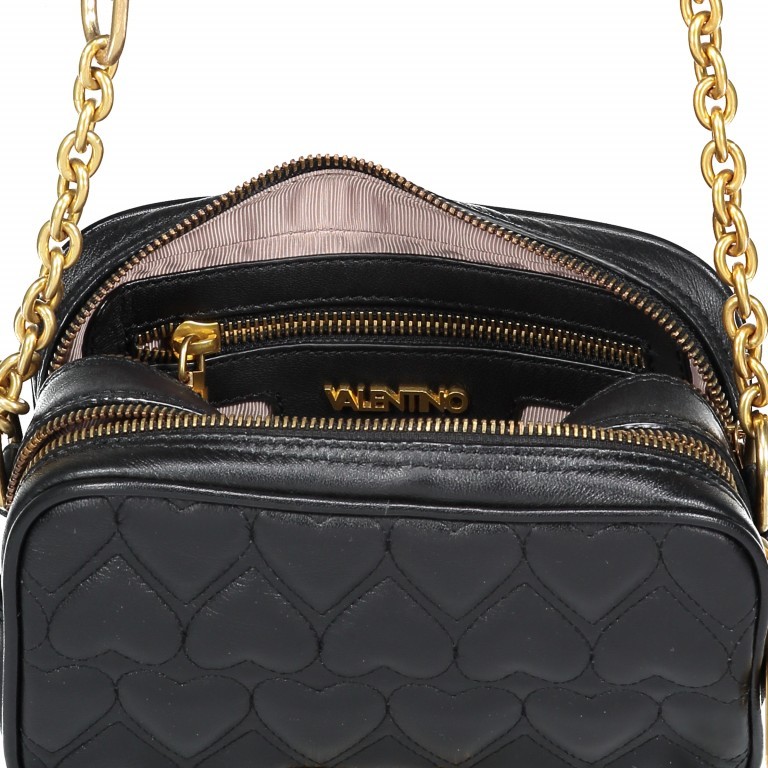 Umhängetasche Nero, Farbe: schwarz, Marke: Valentino Bags, EAN: 8052790569504, Abmessungen in cm: 18x13x10, Bild 4 von 5