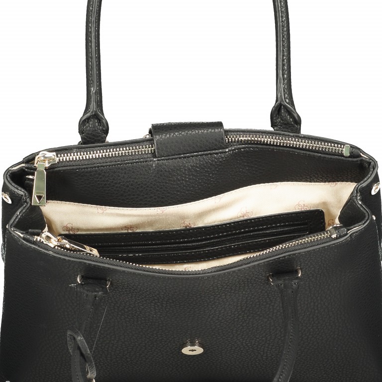 Handtasche Black, Farbe: schwarz, Marke: Guess, EAN: 0190231175902, Abmessungen in cm: 33x24x14.5, Bild 4 von 6