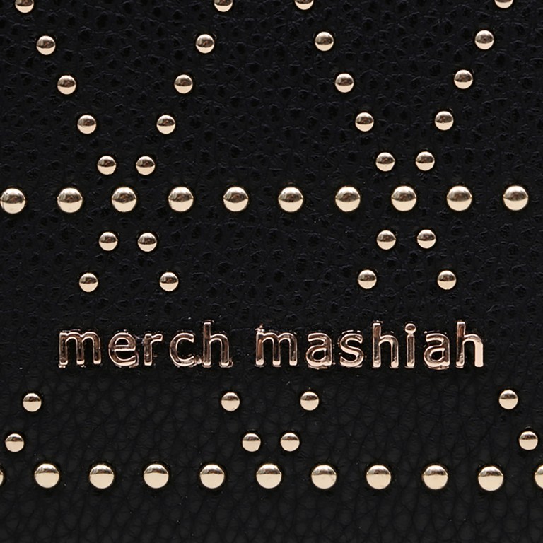 Handtasche Black, Farbe: schwarz, Marke: Merch Mashiah, EAN: 4251472904945, Abmessungen in cm: 28.5x17.5x5, Bild 5 von 8
