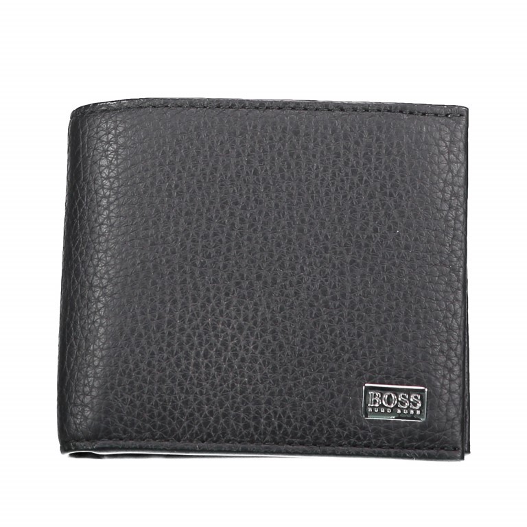 Geldbörse Crosstown 4CC Coin Wallet Black, Farbe: schwarz, Marke: Boss, EAN: 4029044714663, Abmessungen in cm: 11x9.5x1, Bild 1 von 3