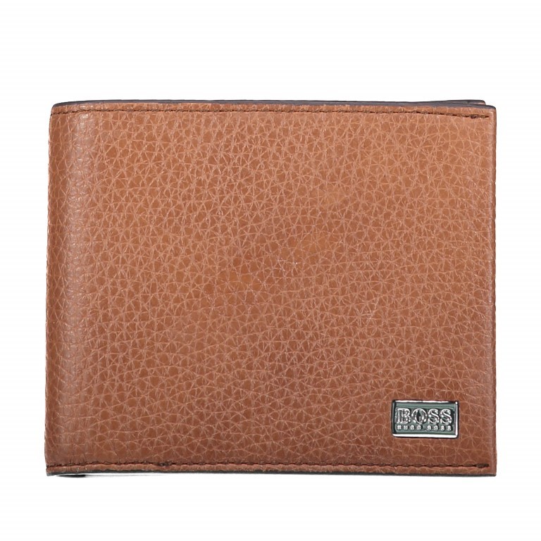 Geldbörse Crosstown Trifold Wallet Light Pastel Brown, Farbe: cognac, Marke: BOSS, EAN: 4029048026281, Abmessungen in cm: 11.5x9x2, Bild 1 von 4