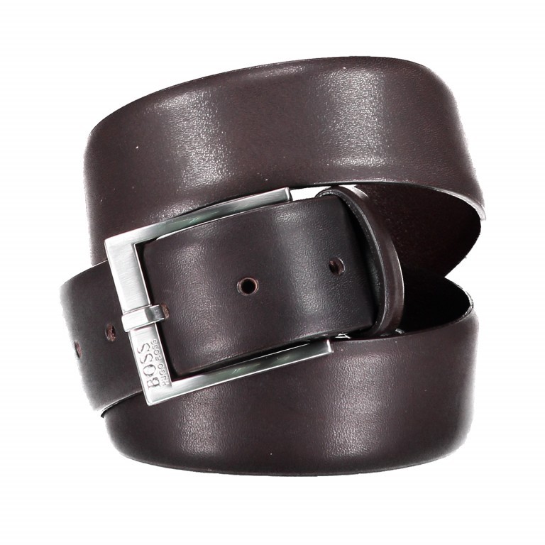 Gürtel Erron Bundweite 100 CM Dark Brown, Farbe: braun, Marke: BOSS, EAN: 4043861836247, Bild 1 von 3