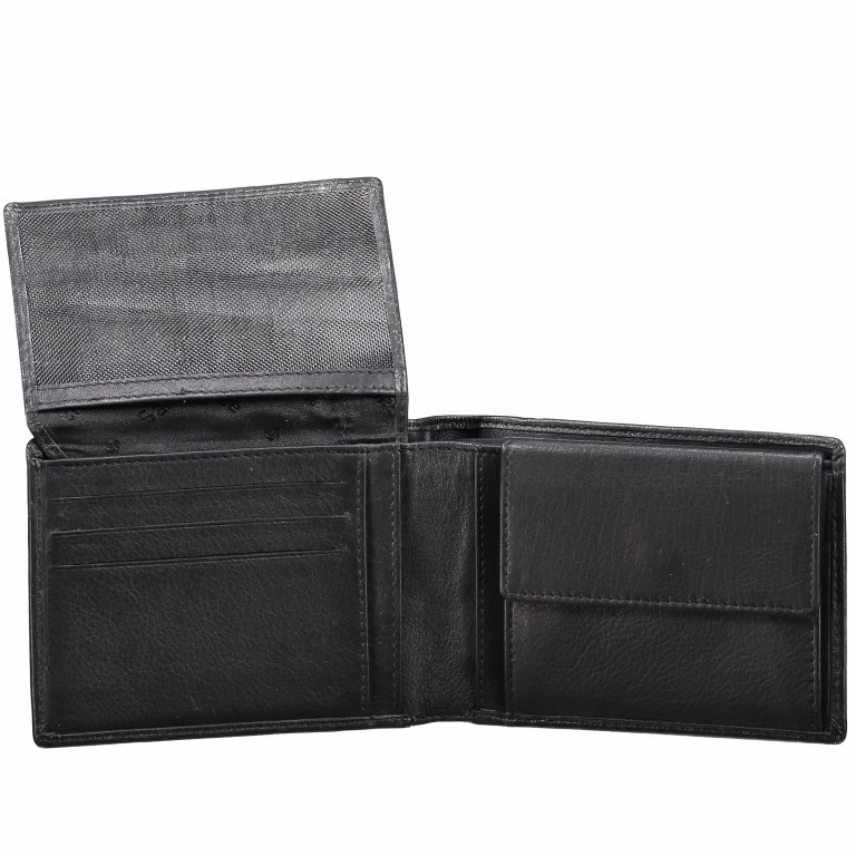 Geldbörse Special Piece 62749 Black, Farbe: schwarz, Marke: Samsonite, EAN: 5414847523205, Abmessungen in cm: 12x9x1.5, Bild 3 von 4