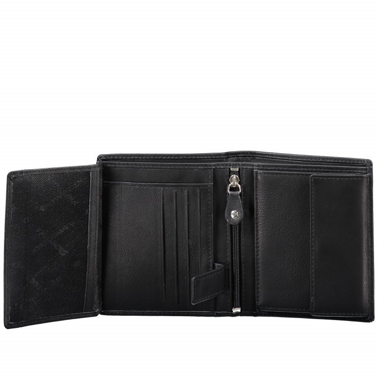 Geldbörse Special Piece 62752 Black, Farbe: schwarz, Marke: Samsonite, EAN: 5414847523236, Abmessungen in cm: 10x12x2, Bild 3 von 4