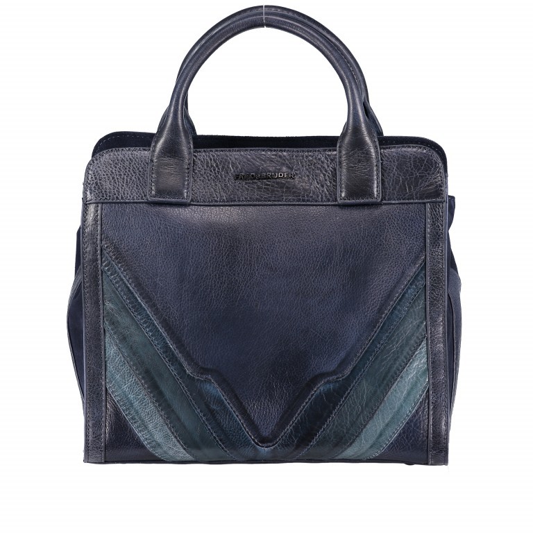 Shopper Triangle Tamer 112-439 Blue Shades, Farbe: blau/petrol, Marke: FredsBruder, EAN: 4250813623941, Abmessungen in cm: 30x27x15, Bild 1 von 6