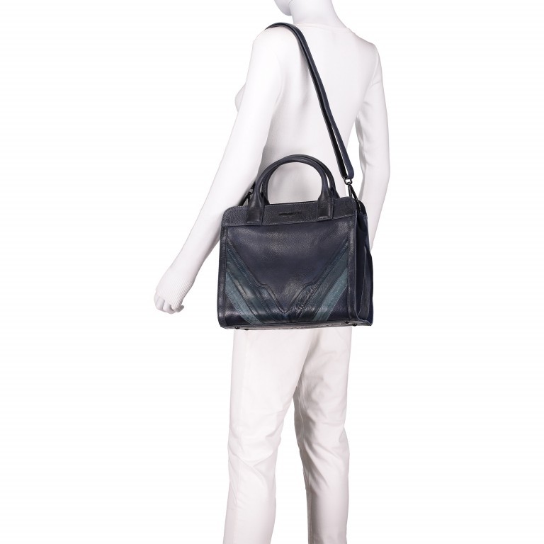 Shopper Triangle Tamer 112-439 Blue Shades, Farbe: blau/petrol, Marke: FredsBruder, EAN: 4250813623941, Abmessungen in cm: 30x27x15, Bild 3 von 6