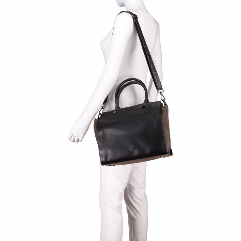 Bag Shopper Atelier Pop Dada Black, Farbe: schwarz, Marke: FredsBruder, EAN: 4250813631830, Abmessungen in cm: 32x29x12.5, Bild 3 von 7