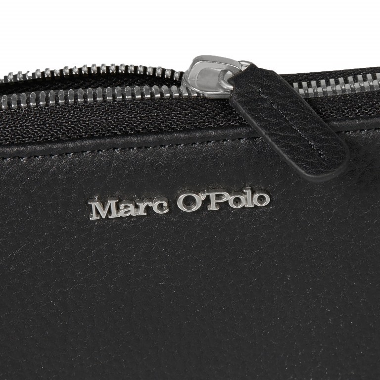 Geldbörse Emilie Black, Farbe: schwarz, Marke: Marc O'Polo, EAN: 4059184028511, Abmessungen in cm: 19.5x10x2.5, Bild 6 von 6