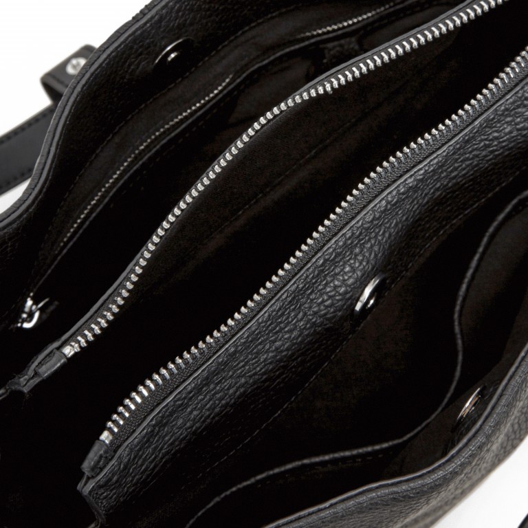 Beuteltasche Heavy Pebble Millenium Hobo M Black, Farbe: schwarz, Marke: Liebeskind Berlin, EAN: 4058629066835, Abmessungen in cm: 27x29x14, Bild 3 von 5