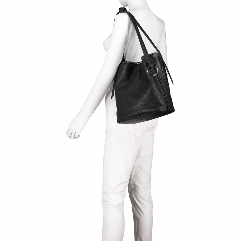 Beuteltasche Heavy Pebble Millenium Hobo M String Grey, Farbe: cognac, Marke: Liebeskind Berlin, EAN: 4058629066828, Abmessungen in cm: 27x29x14, Bild 5 von 5