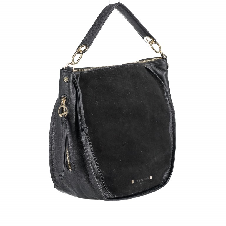 Umhängetasche Crossbag Comisu Saddy M Black, Farbe: schwarz, Marke: Liebeskind Berlin, EAN: 4058629068389, Abmessungen in cm: 34x31x14, Bild 2 von 7