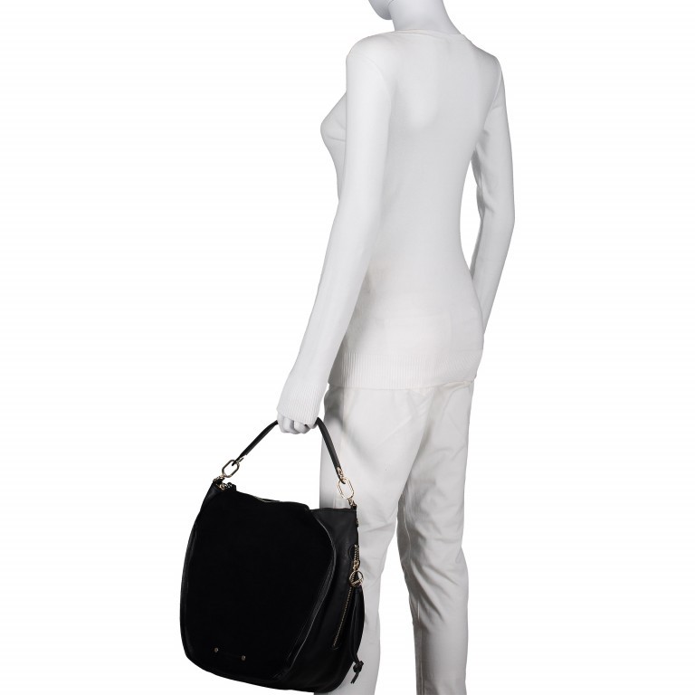 Umhängetasche Crossbag Comisu Saddy M Black, Farbe: schwarz, Marke: Liebeskind Berlin, EAN: 4058629068389, Abmessungen in cm: 34x31x14, Bild 7 von 7