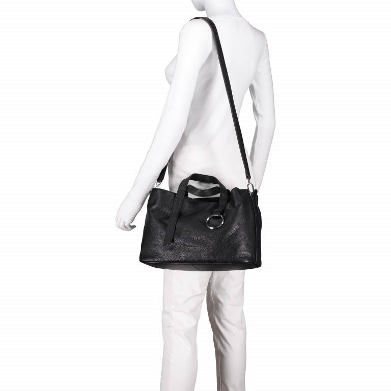 Tasche Heavy Pebble Millenium Satchel L String Grey, Farbe: cognac, Marke: Liebeskind Berlin, EAN: 4058629066972, Abmessungen in cm: 34x33x16, Bild 2 von 5