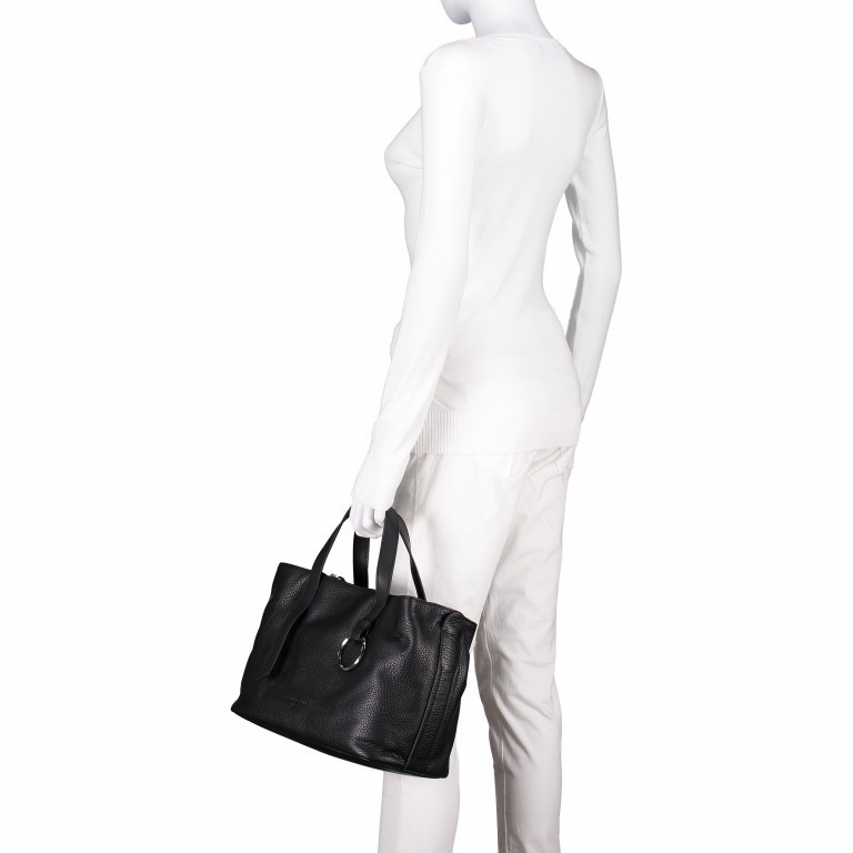 Tasche Heavy Pebble Millenium Satchel L String Grey, Farbe: cognac, Marke: Liebeskind Berlin, EAN: 4058629066972, Abmessungen in cm: 34x33x16, Bild 5 von 5
