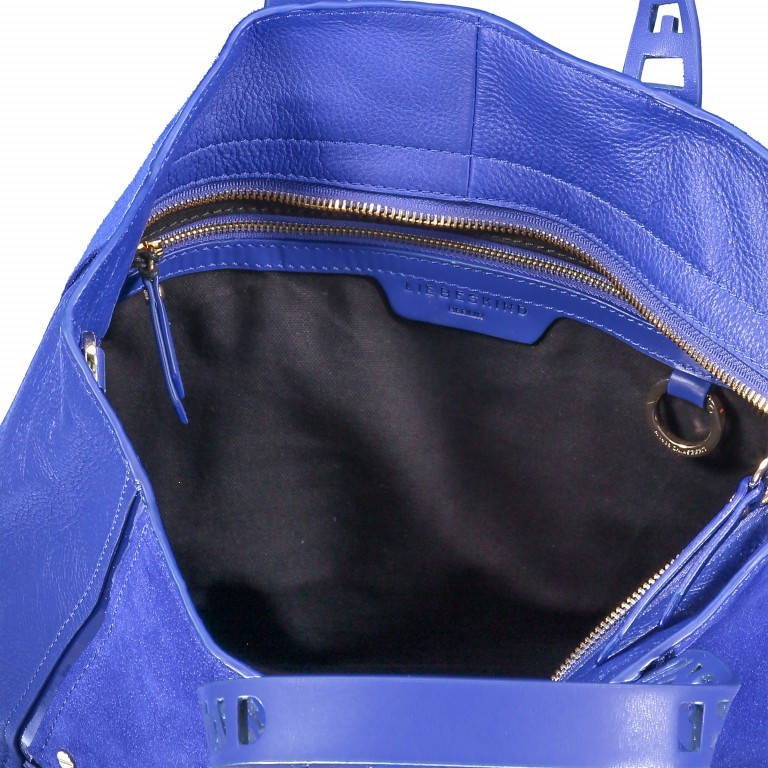 Tasche Mix n' Patch Totebag M Deep Blue, Farbe: blau/petrol, Marke: Liebeskind Berlin, EAN: 4058629066064, Abmessungen in cm: 31x26x9, Bild 3 von 5