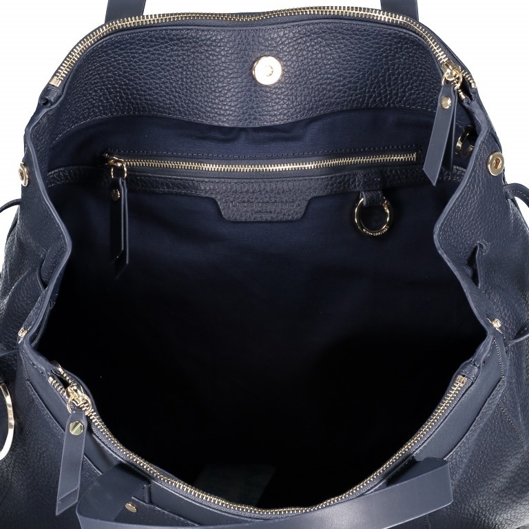 Shopper Heavy Pebble Split Shopper L Navy Blue, Farbe: blau/petrol, Marke: Liebeskind Berlin, EAN: 4058629056577, Abmessungen in cm: 40x30x12, Bild 4 von 7