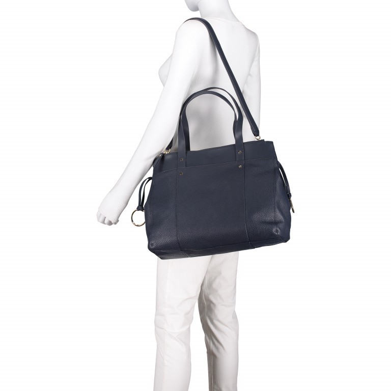 Shopper Heavy Pebble Split Shopper L String Grey, Farbe: cognac, Marke: Liebeskind Berlin, EAN: 4058629056607, Abmessungen in cm: 40x30x12, Bild 3 von 7