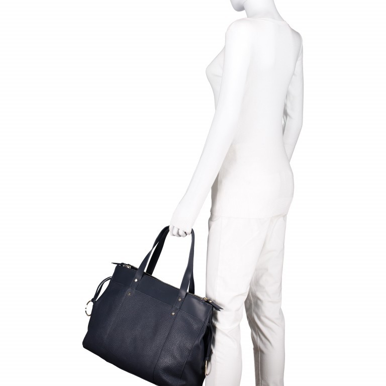 Shopper Heavy Pebble Split Shopper L String Grey, Farbe: cognac, Marke: Liebeskind Berlin, EAN: 4058629056607, Abmessungen in cm: 40x30x12, Bild 7 von 7