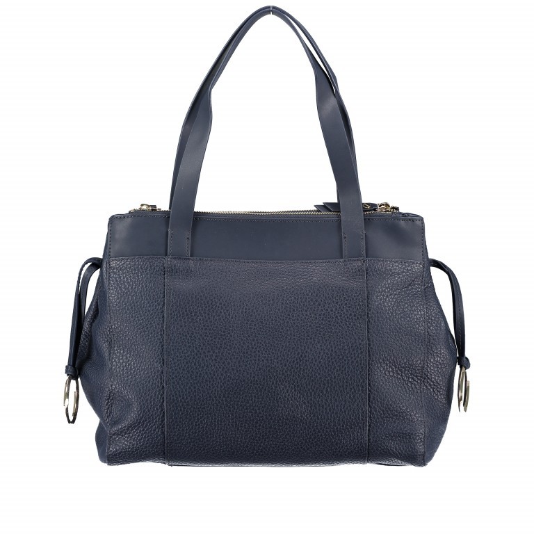 Shopper Heavy Pebble Split Shopper M Navy Blue, Farbe: blau/petrol, Marke: Liebeskind Berlin, EAN: 4058629056621, Abmessungen in cm: 33x26x12, Bild 5 von 7